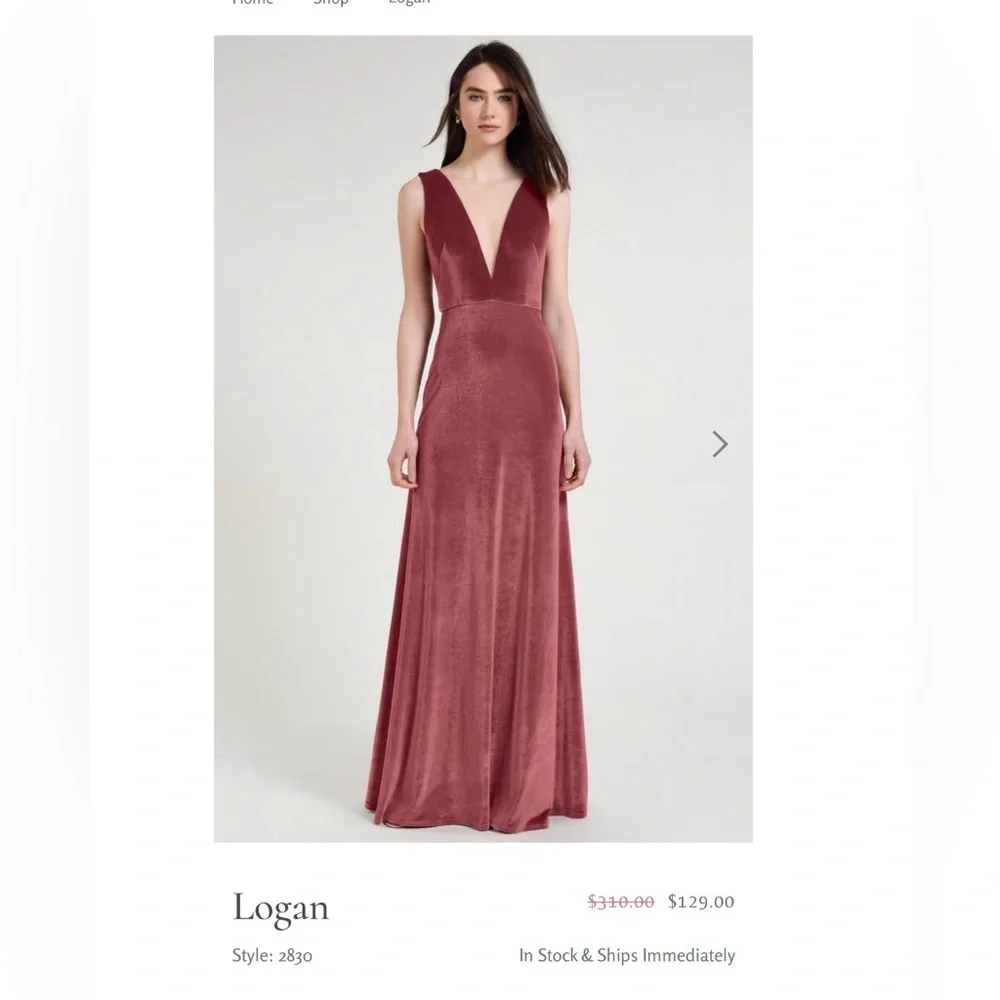 NWT Anthropology BHLDN Jenny Yoo Bridesmaid or Wedding Guest Dress - Picture 5 of 5